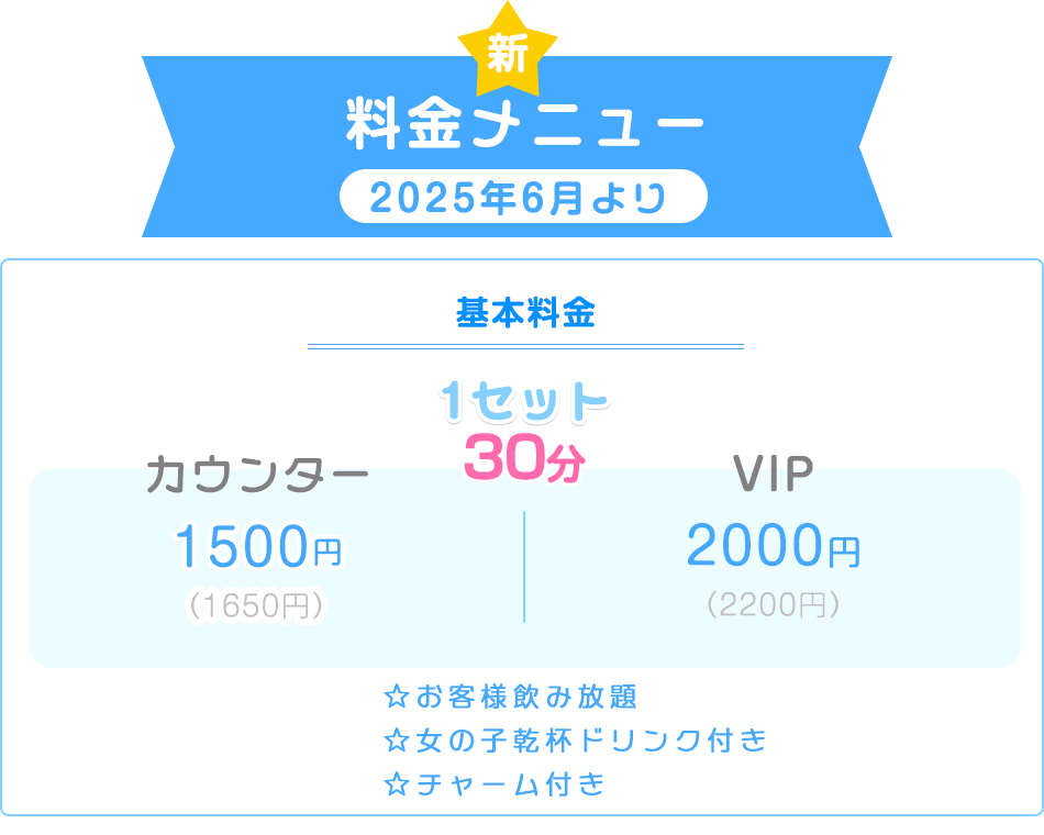 メニュー料金画像