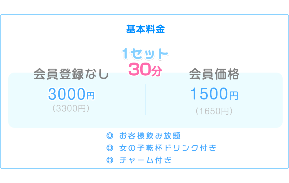 メニュー料金画像