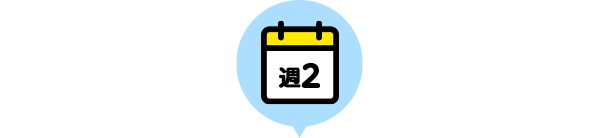 事例2(週2ペース)